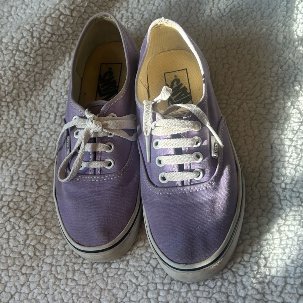 Light purple Vans